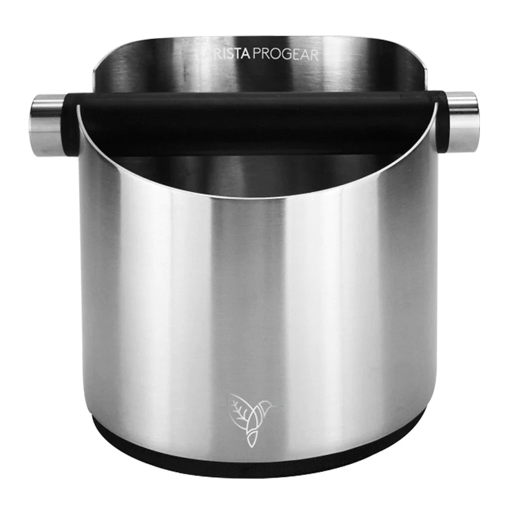 Barista Progear Silver Home Knock Bin - Prestige Coffee - Barista Progear -