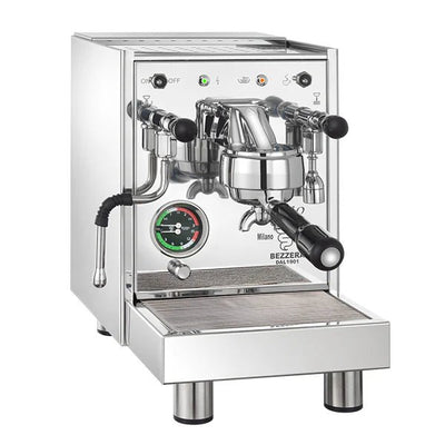 Bezzera BZ10 espresso machine in stainless steel