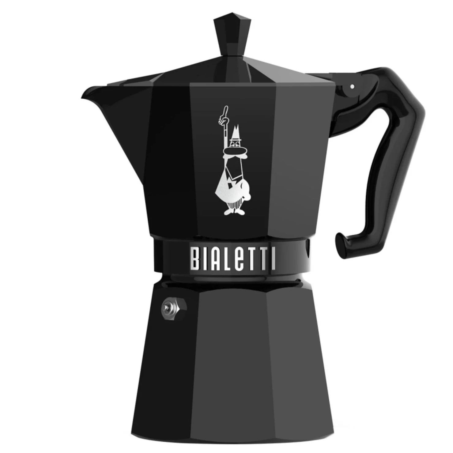 Bialetti Moka Exclusive 6 Cup - Black - Prestige Coffee - Bialetti -
