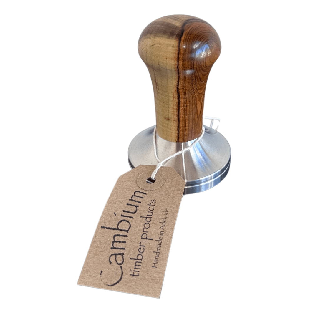 Cambium 58.5mm Unique Wooden Tamper Light Wood - Prestige Coffee - Cambium -