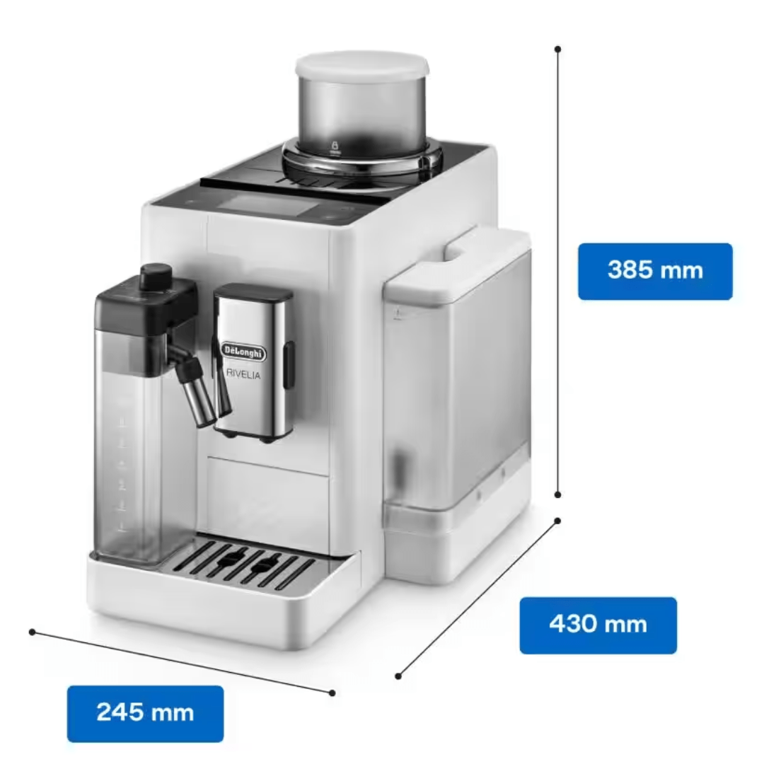 Delonghi Rivelia White Factory Seconds - Prestige Coffee - Delonghi -