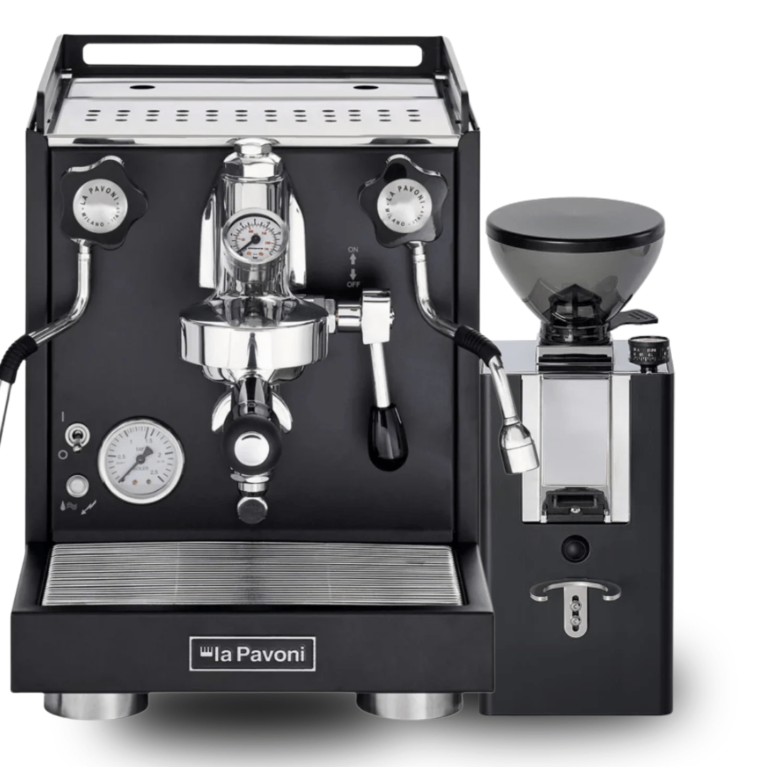 La Pavoni Cellini Classic V2 & Kube Mill Bundle - Prestige Coffee - La Pavoni - Black