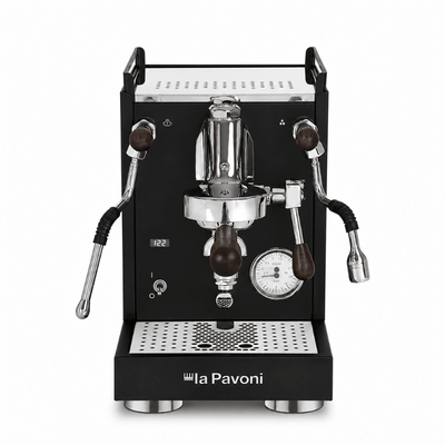 La Pavoni Mini Cellini X Black & Walnut Coffee Machine
