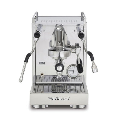 La Pavoni Mini Cellini X Stainless & Black Bakelite Coffee Machine LPSMXS02AU