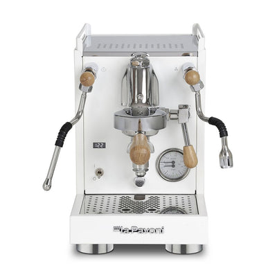 La Pavoni Mini Cellini X White & Oak Coffee Machine