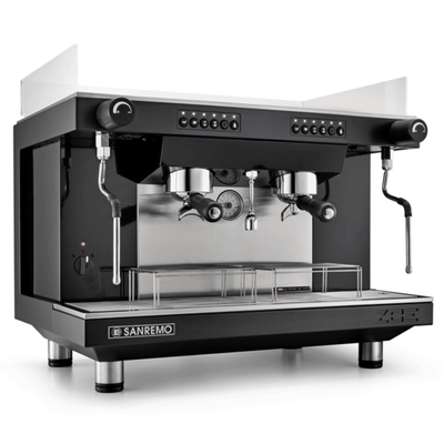 Sanremo Zoe Competition Tall commercial espresso machine in black
