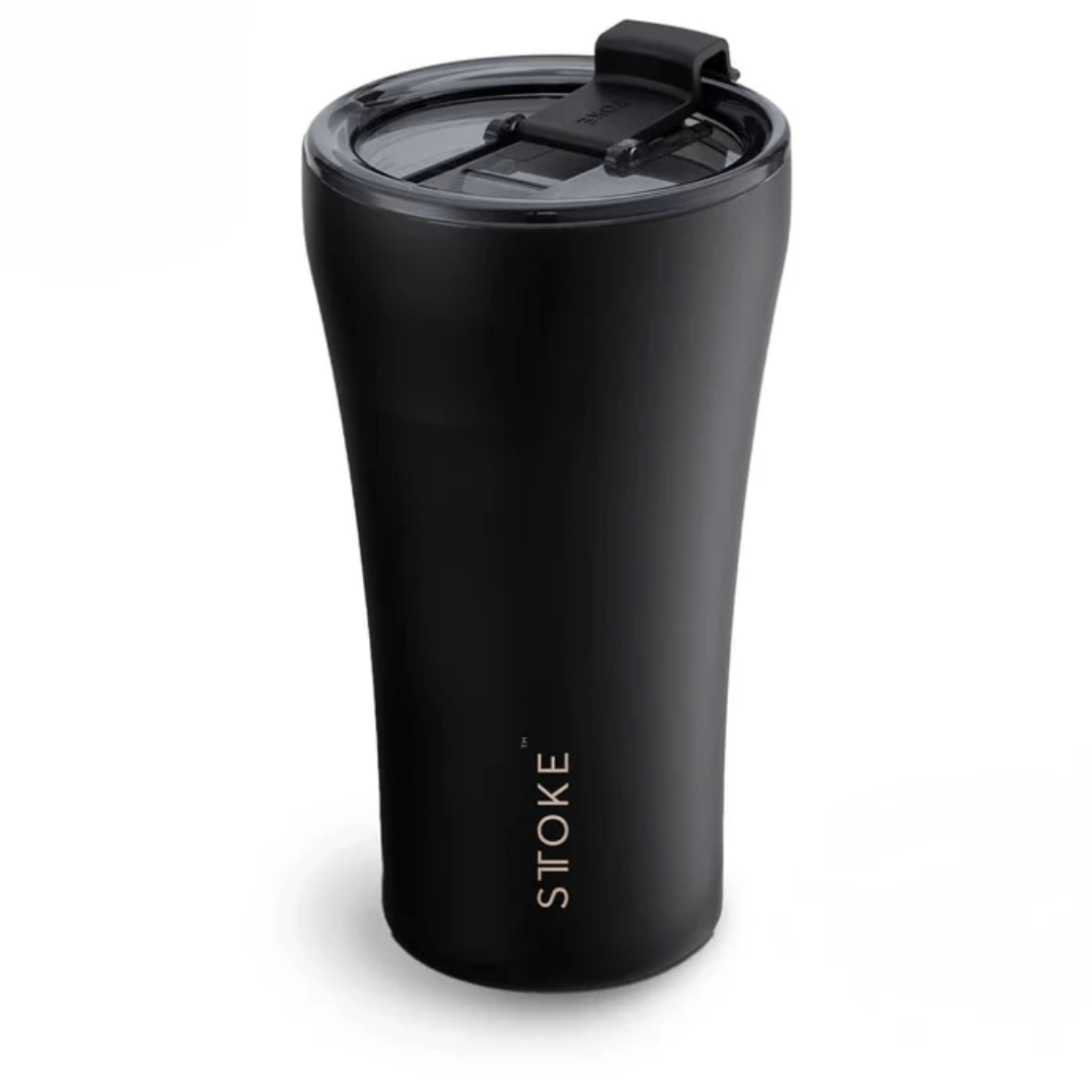 STTOKE Ceramic Reusable Cup 12oz - Prestige Coffee - Sttoke - Black