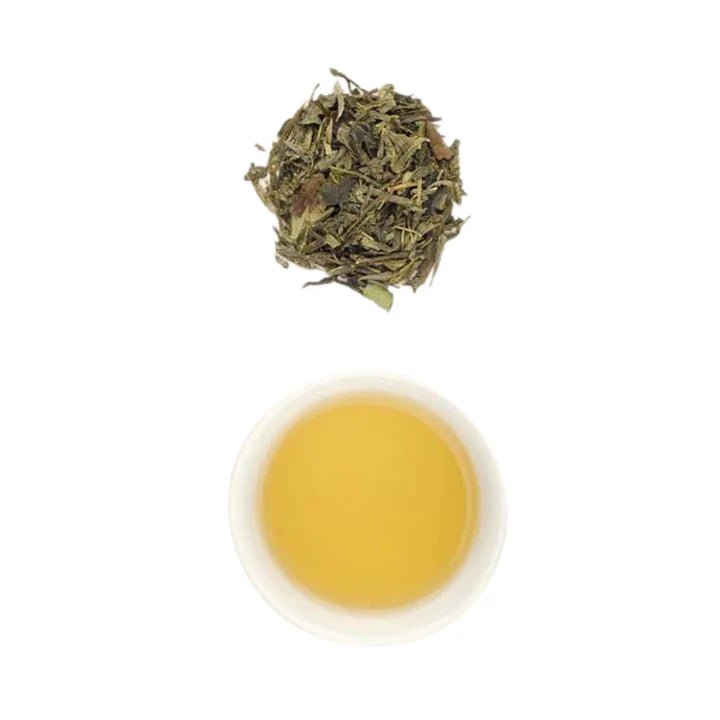 T - bar Japanese Cherry Green Tea - Prestige Coffee - T - bar - Biodegradable Premium Silken Pyramid Tea Bags x 20