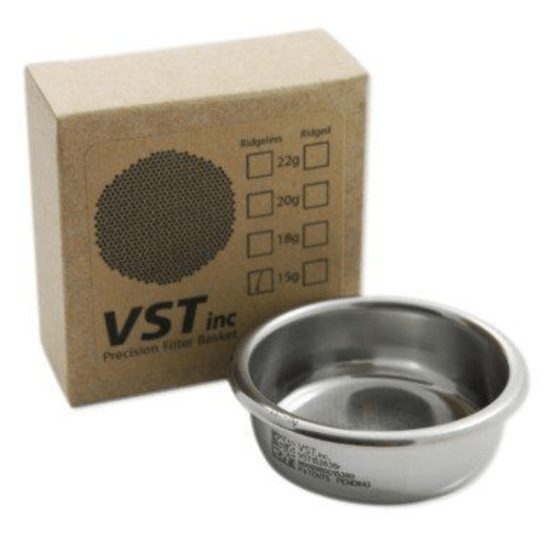 VST Precision Ridgeless Filter Basket - Double - 15g - Prestige Coffee - VST -