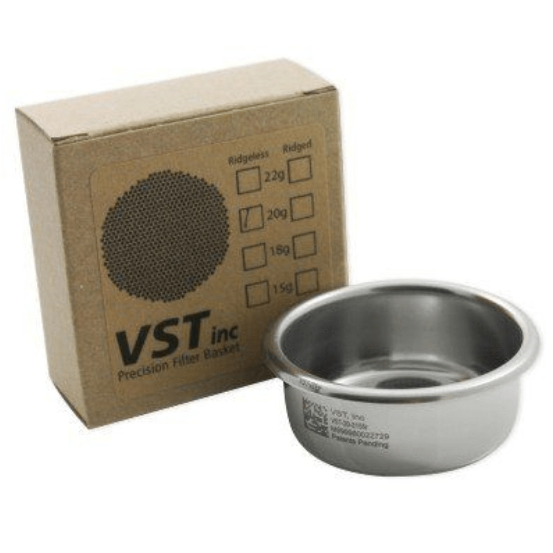 VST Precision Ridgeless Filter Basket - Double - 20g - Prestige Coffee - VST -