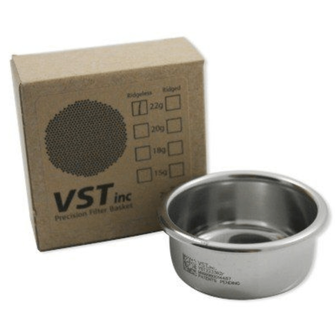 VST Precision Ridgeless Filter Basket - Double - 22g - Prestige Coffee - VST -