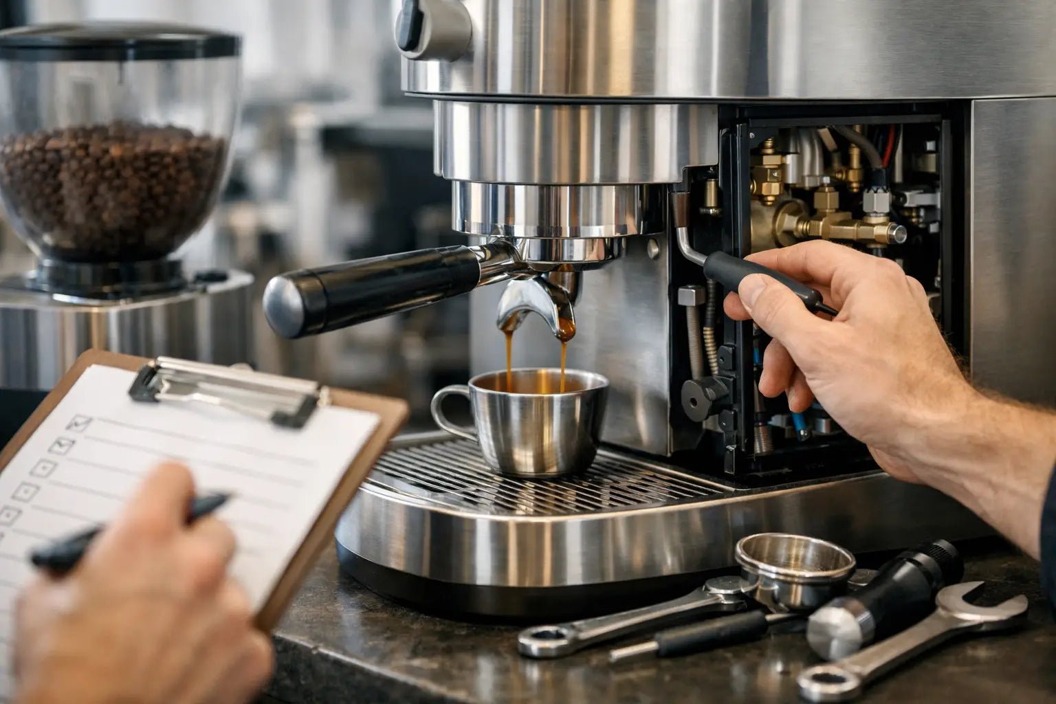 Coffee Machine Service Checklist for Better Coffee - Prestige Coffee