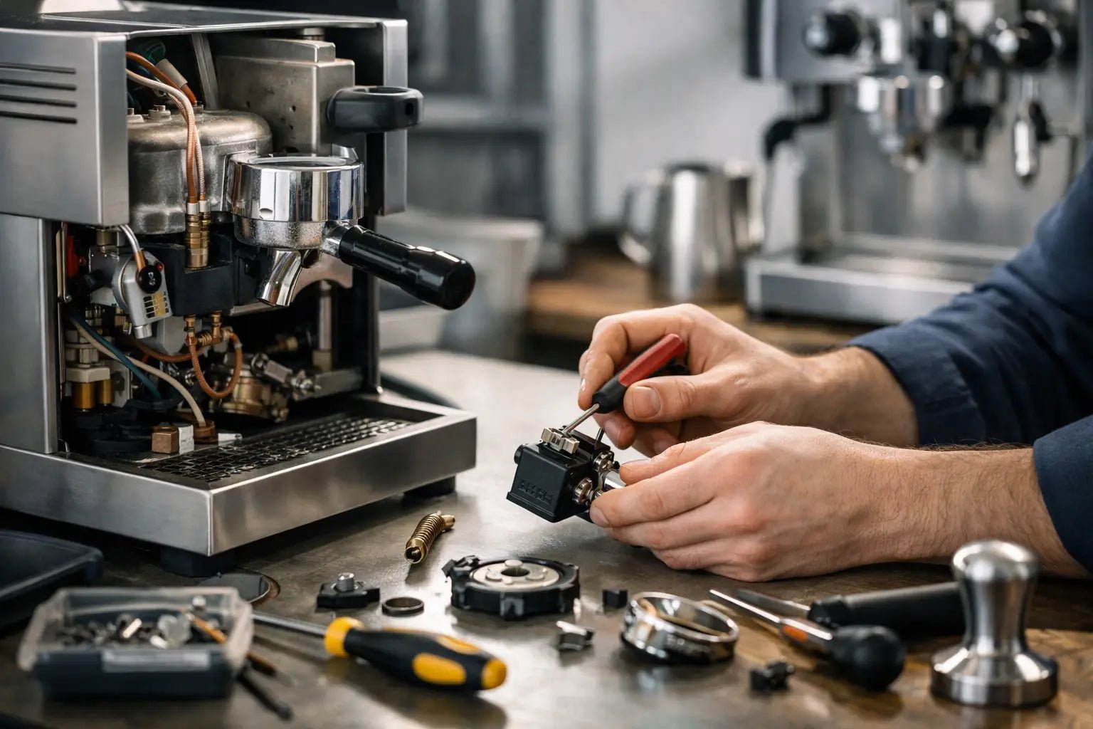 Espresso Machine Repair Examples and What They Mean - Prestige Coffee
