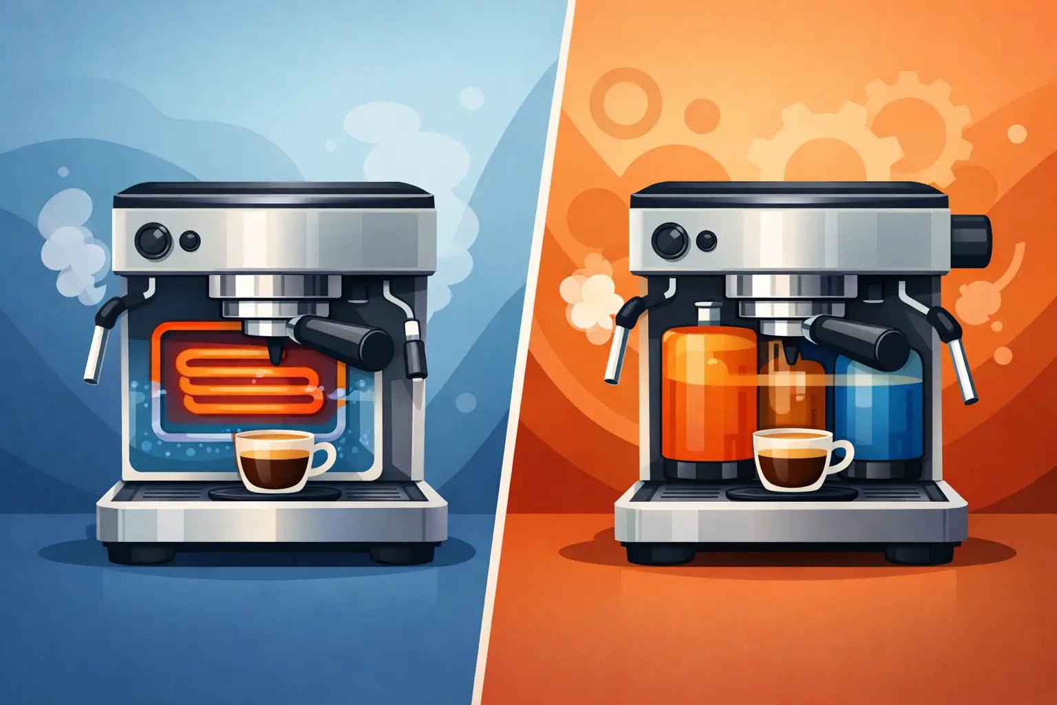 Heat Exchanger vs Dual Boiler for Home Espresso - Prestige Coffee