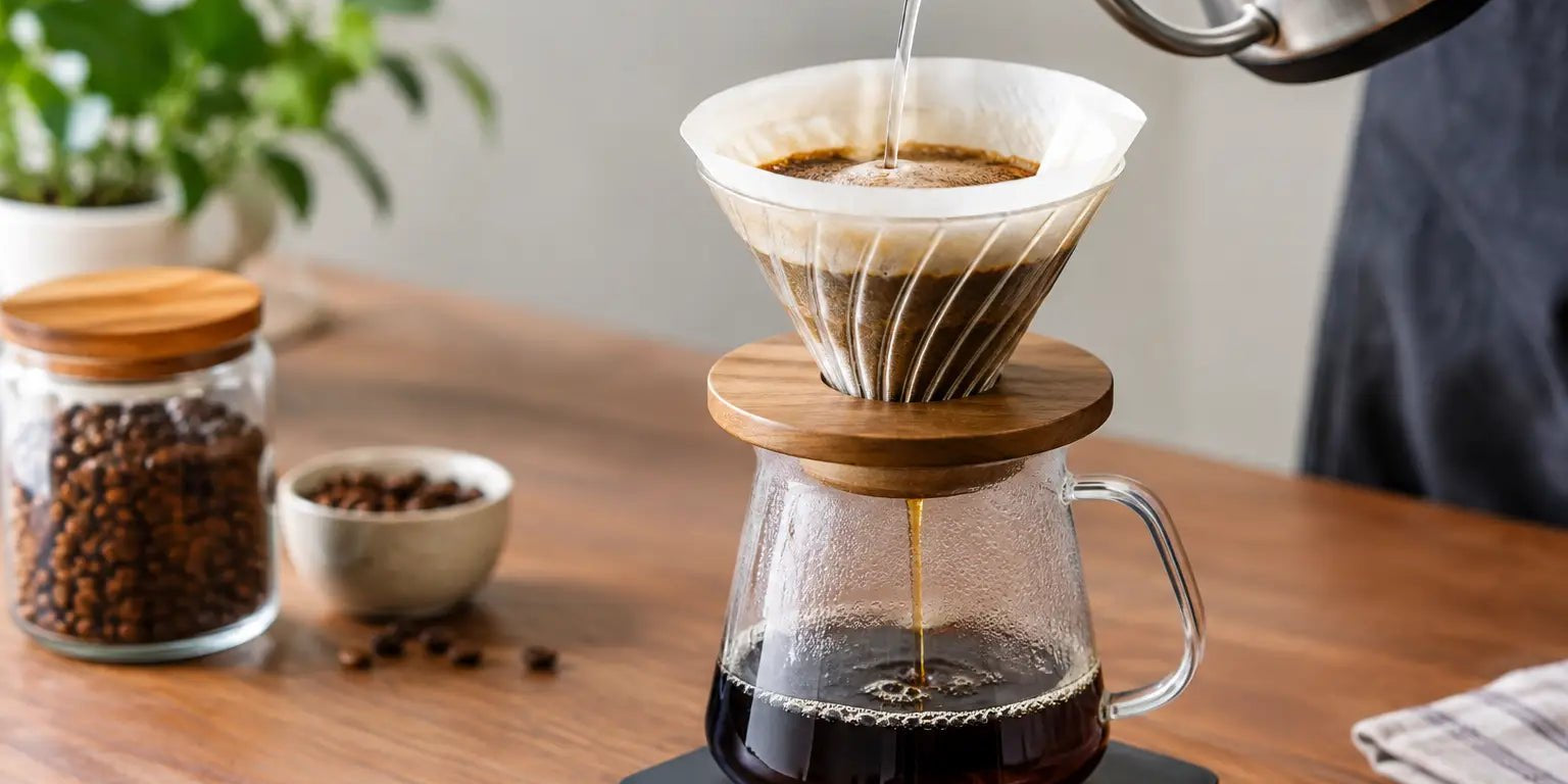 How to Brew Pour Over Coffee with Better Balance - Prestige Coffee