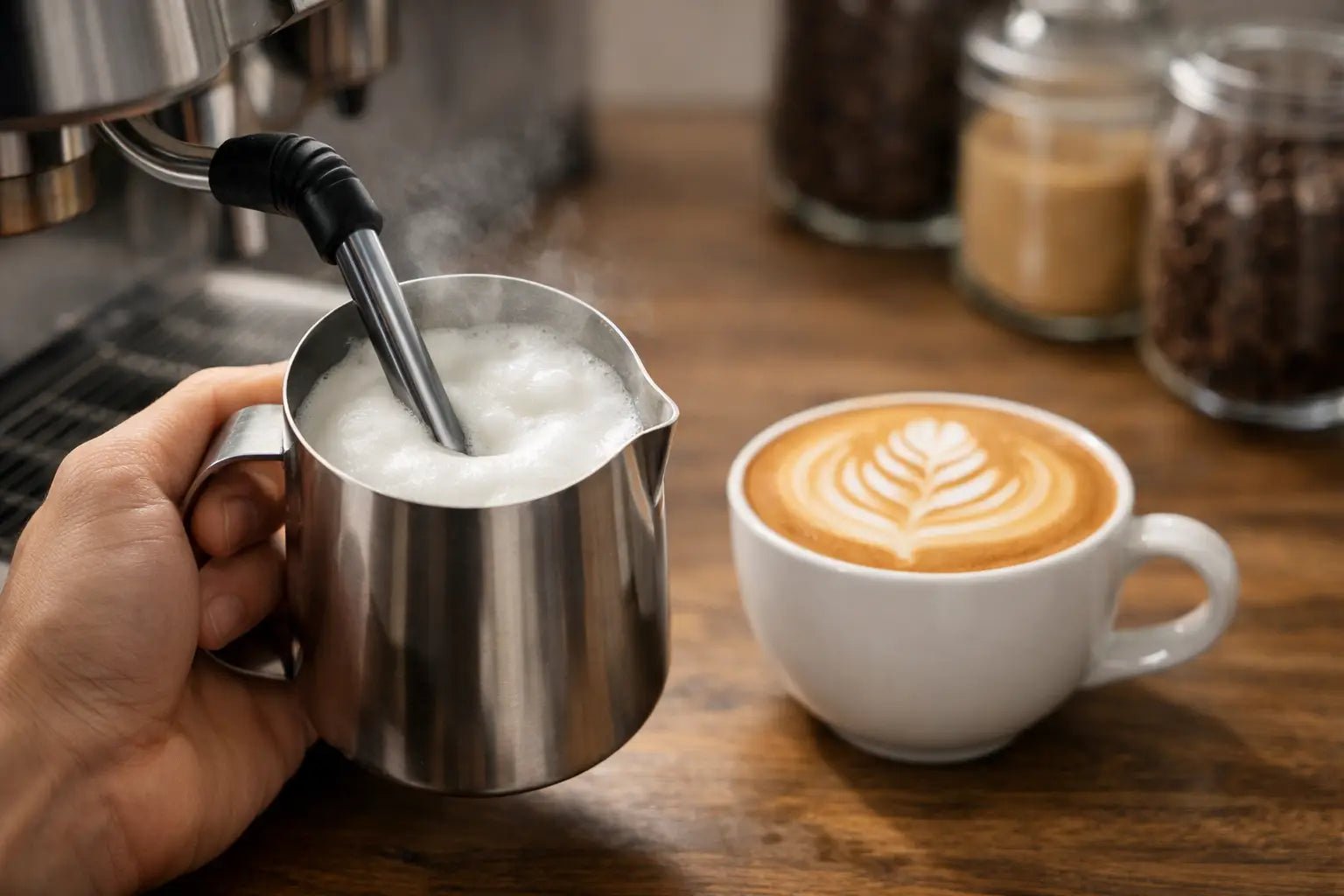 How to Steam Milk Microfoam for Café-Style Lattes - Prestige Coffee