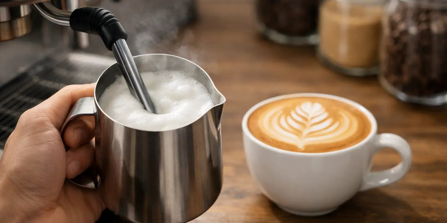 How to Steam Milk Microfoam for Café-Style Lattes - Prestige Coffee