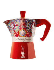Bialetti Dolce&Gabbana Moka Express 3 Cup Sicilian Cart