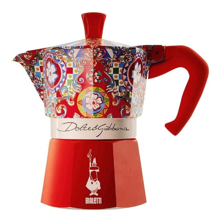 Bialetti Dolce&Gabbana Moka Express 3 Cup Sicilian Cart