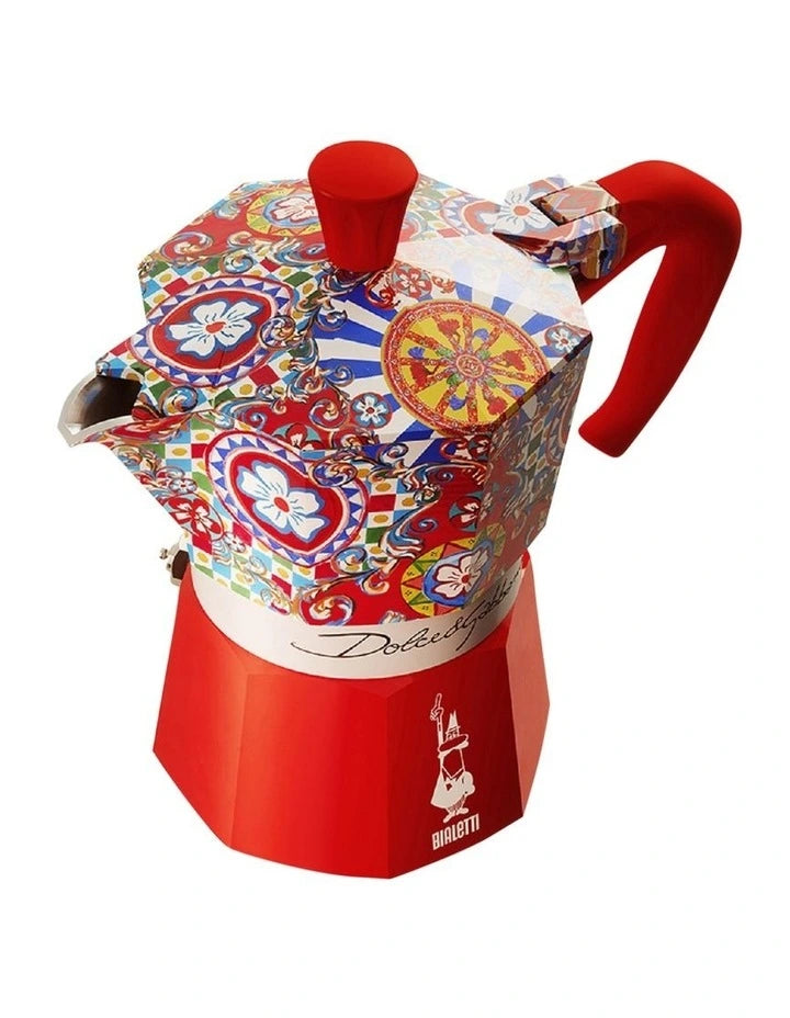 Bialetti Dolce&Gabbana Moka Express 3 Cup Sicilian Cart
