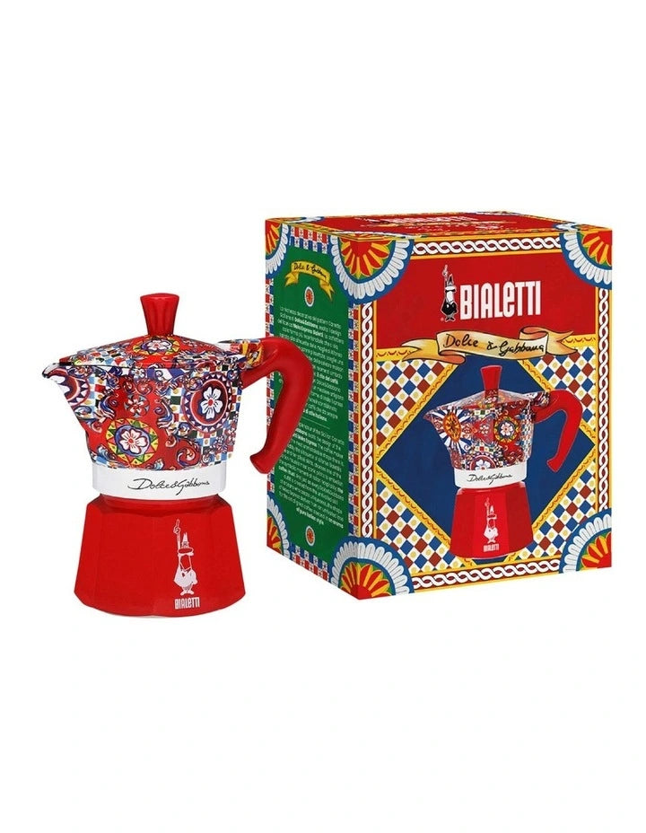 Bialetti Dolce&Gabbana Moka Express 3 Cup Sicilian Cart