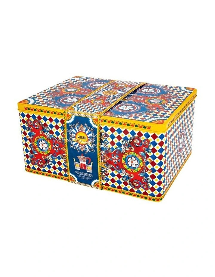 Bialetti Dolce&Gabbana 2 Cup Moka Express Sicilian Cart Gift Set