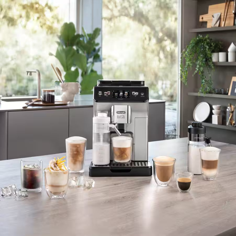 Delonghi Eletta Explore Silver Coffee Machine Carton Damaged ECAM45065S