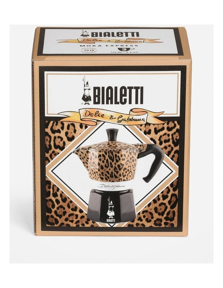 Bialetti Dolce&Gabbana Moka Express 3 Cup Leopardo, view 4