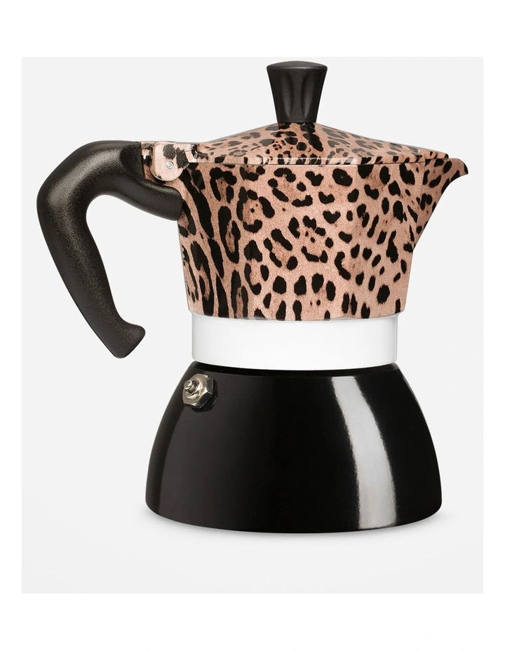 Bialetti Dolce&Gabbana Moka Induction 4 Cup Leopardo