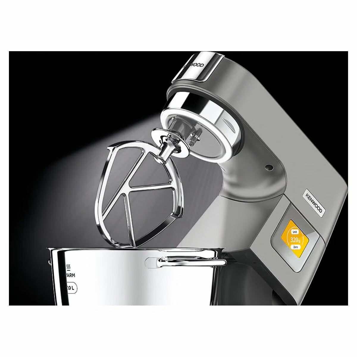 Kenwood Titanium Chef Patissier XL Stand Mixer Silver Carton Damaged KWL90004SI