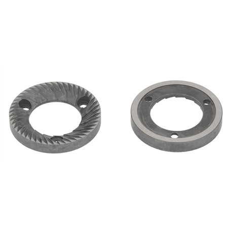 Eureka Mignon 55mm replacement burr set, close-up of cutting teeth
