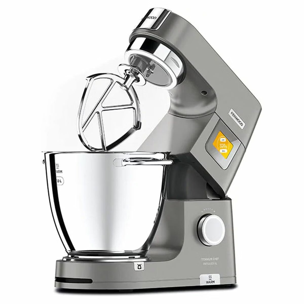Kenwood Titanium Chef Patissier XL Stand Mixer Silver Carton Damaged KWL90004SI