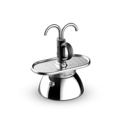 Bialetti Black Mini Induction Set with 2 Cups