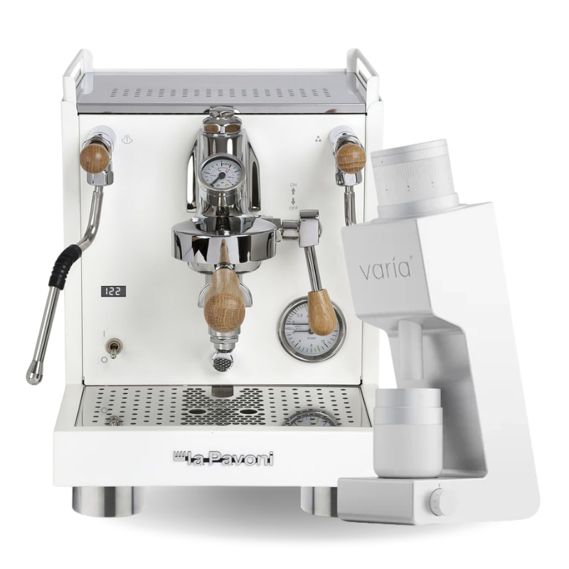 La Pavoni Cellini Evolution PID & Varia VS4 Coffee Machine & Grinder Bundle + 𝗕𝗢𝗡𝗨𝗦 1𝗞𝗚 𝗖𝗢𝗙𝗙𝗘𝗘
