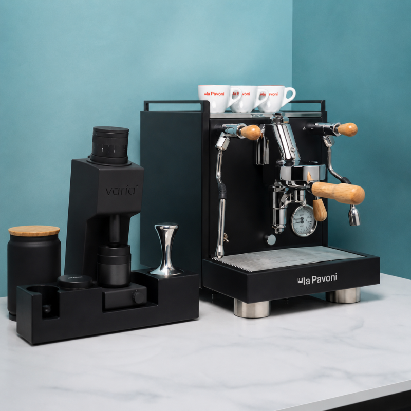 La Pavoni Cellini Evolution PID & Varia VS4 Coffee Machine & Grinder Bundle + 𝗕𝗢𝗡𝗨𝗦 1𝗞𝗚 𝗖𝗢𝗙𝗙𝗘𝗘