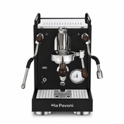 La Pavoni Mini Cellini X Black & Walnut Coffee Machine + 𝗕𝗢𝗡𝗨𝗦 4 𝗠𝗢𝗡𝗧𝗛 𝗖𝗢𝗙𝗙𝗘𝗘 𝗦𝗨𝗕𝗦𝗖𝗥𝗜𝗣𝗧𝗜𝗢𝗡