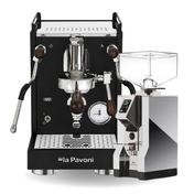 La Pavoni Mini Cellini X Black Walnut & Eureka Specialita Coffee Machine & Grinder Bundle + 𝗕𝗢𝗡𝗨𝗦 1𝗞𝗚 𝗖𝗢𝗙𝗙𝗘𝗘
