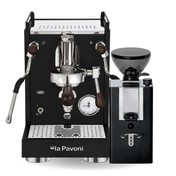 La Pavoni Mini Cellini X & Kube Mill V2 Coffee Machine & Grinder Bundle + 𝗕𝗢𝗡𝗨𝗦 1𝗞𝗚 𝗖𝗢𝗙𝗙𝗘𝗘
