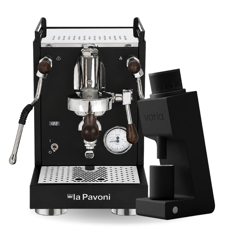 La Pavoni Mini Cellini X & Varia VS3 Coffee Machine & Grinder Bundle + 𝗕𝗢𝗡𝗨𝗦 1𝗞𝗚 𝗖𝗢𝗙𝗙𝗘𝗘