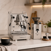 La Pavoni Mini Cellini X & Kube Mill V2 Coffee Machine & Grinder Bundle + 𝗕𝗢𝗡𝗨𝗦 1𝗞𝗚 𝗖𝗢𝗙𝗙𝗘𝗘