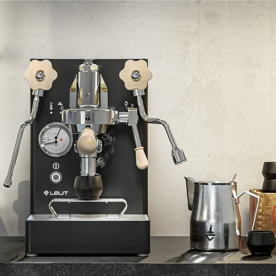 Lelit Mara X V2 PL62X Coffee Machine black lifestyle photo