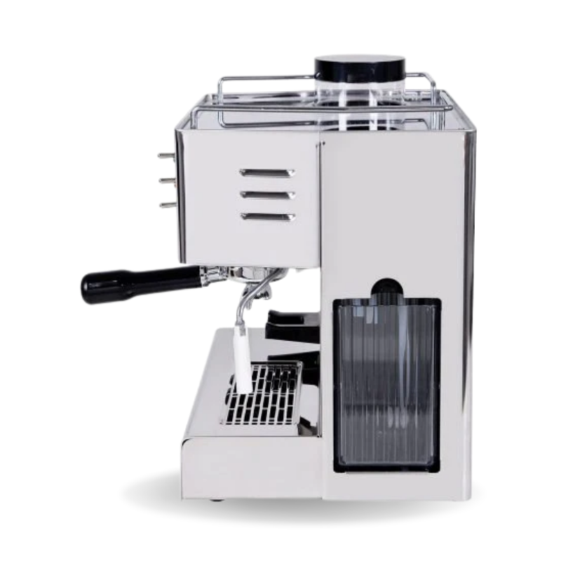 Quick Mill Pegaso Coffee Machine side profile on a white background