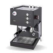 Quick Mill Coffee Machine in Black on white background
