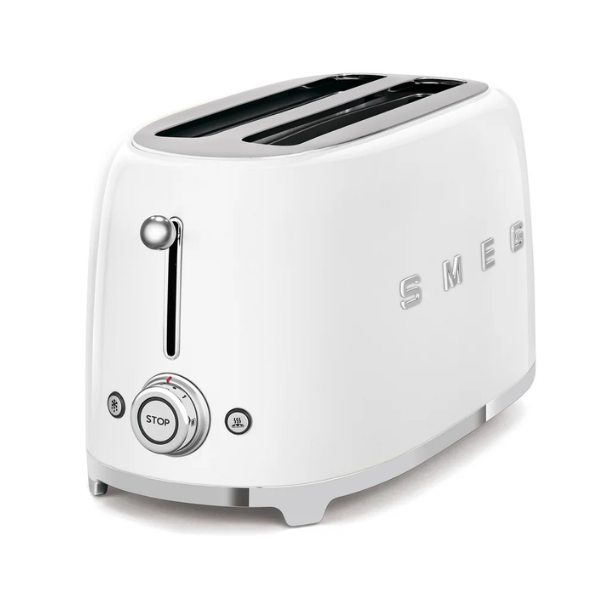 Smeg 50's Style Long 4 Slot Toaster TSF02 - Carton Damaged