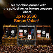 La Pavoni Cellini Evolution PID White & Oak Coffee Machine + 𝗧𝗥𝗘𝗔𝗦𝗨𝗥𝗘 𝗖𝗛𝗘𝗦𝗧