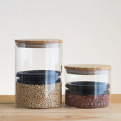 Airscape Glass & Bamboo Lid 500g - Prestige Coffee-Planetary Design-