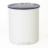 Airscape 1kg coffee storage canister in chalk white