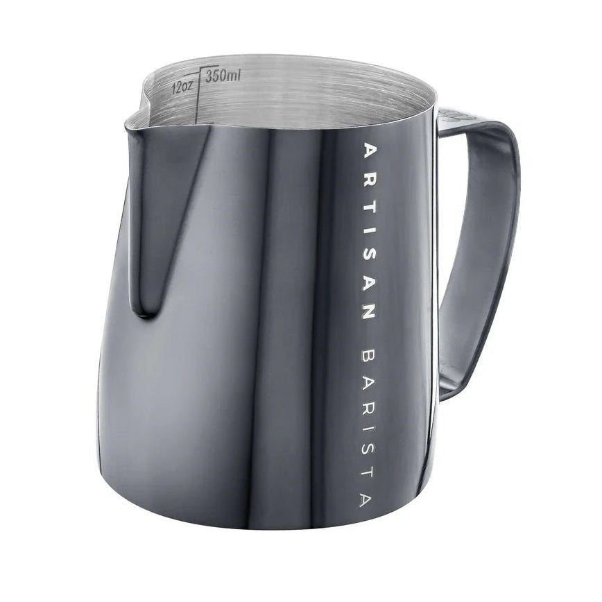 Artisan Barista 350ml Metallic Black Milk Jug - Prestige Coffee-Artisan Barista-