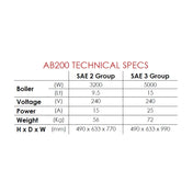 Astoria AB200 Coffee Machine - Prestige Coffee-Astoria-White
