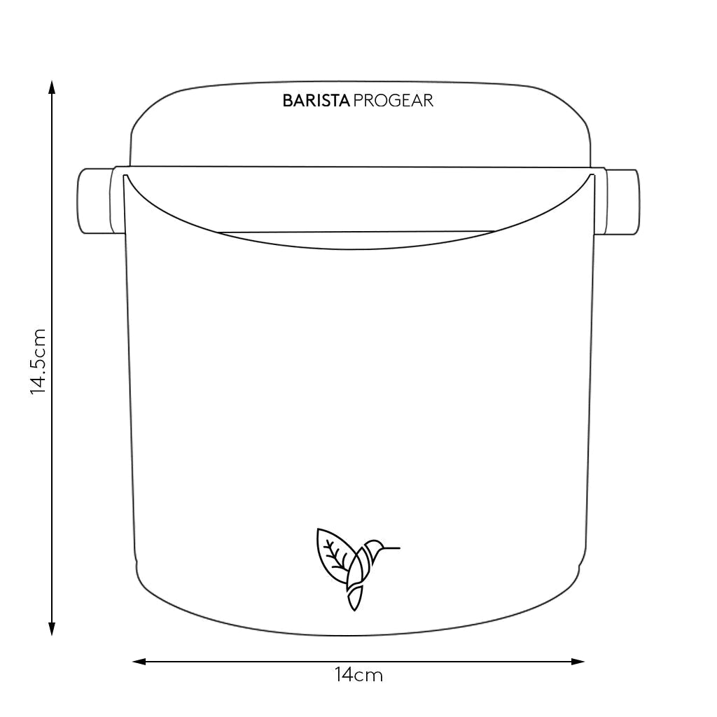 Barista Progear Silver Home Knock Bin - Prestige Coffee - Barista Progear - 